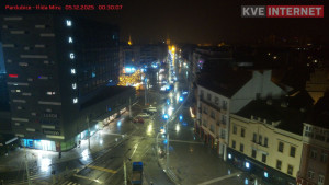 Město Pardubice - Třída Míru - 5.12.2025 v 00:30 Město Pardubice - Třída Míru - 5.12.2025 v 00:30