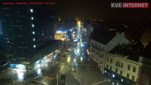 Město Pardubice - Třída Míru - 5.12.2025 v 01:15 Město Pardubice - Třída Míru - 5.12.2025 v 01:15