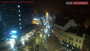 Město Pardubice - Třída Míru - 5.12.2025 v 01:30 Město Pardubice - Třída Míru - 5.12.2025 v 01:30