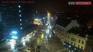 Město Pardubice - Třída Míru - 5.12.2025 v 02:15 Město Pardubice - Třída Míru - 5.12.2025 v 02:15