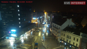 Město Pardubice - Třída Míru - 5.12.2025 v 04:00 Město Pardubice - Třída Míru - 5.12.2025 v 04:00