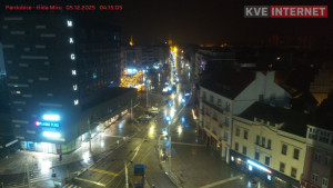 Město Pardubice - Třída Míru - 5.12.2025 v 04:15 Město Pardubice - Třída Míru - 5.12.2025 v 04:15