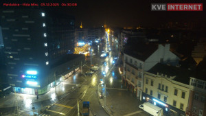 Město Pardubice - Třída Míru - 5.12.2025 v 04:30 Město Pardubice - Třída Míru - 5.12.2025 v 04:30