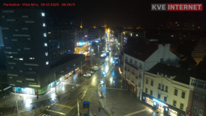 Město Pardubice - Třída Míru - 5.12.2025 v 06:00 Město Pardubice - Třída Míru - 5.12.2025 v 06:00