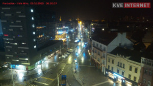 Město Pardubice - Třída Míru - 5.12.2025 v 06:30 Město Pardubice - Třída Míru - 5.12.2025 v 06:30