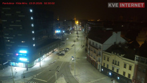 Město Pardubice - Třída Míru - 23.1.2026 v 02:30 Město Pardubice - Třída Míru - 23.1.2026 v 02:30