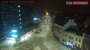 Město Pardubice - Třída Míru - 23.1.2026 v 04:30 Město Pardubice - Třída Míru - 23.1.2026 v 04:30