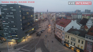 Město Pardubice - Třída Míru - 23.1.2026 v 07:45 Město Pardubice - Třída Míru - 23.1.2026 v 07:45