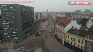 Město Pardubice - Třída Míru - 23.1.2026 v 09:45 Město Pardubice - Třída Míru - 23.1.2026 v 09:45