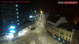 Město Pardubice - Třída Míru - 9.3.2026 v 01:00 Město Pardubice - Třída Míru - 9.3.2026 v 01:00