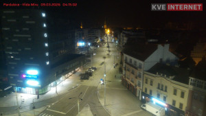 Město Pardubice - Třída Míru - 9.3.2026 v 04:15 Město Pardubice - Třída Míru - 9.3.2026 v 04:15