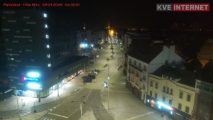 Město Pardubice - Třída Míru - 9.3.2026 v 04:30 Město Pardubice - Třída Míru - 9.3.2026 v 04:30