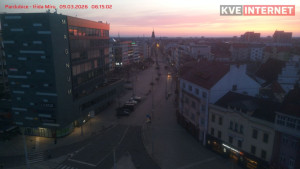 Město Pardubice - Třída Míru - 9.3.2026 v 06:15 Město Pardubice - Třída Míru - 9.3.2026 v 06:15