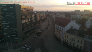 Město Pardubice - Třída Míru - 9.3.2026 v 07:00 Město Pardubice - Třída Míru - 9.3.2026 v 07:00