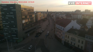 Město Pardubice - Třída Míru - 9.3.2026 v 07:15 Město Pardubice - Třída Míru - 9.3.2026 v 07:15