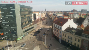 Město Pardubice - Třída Míru - 9.3.2026 v 11:45 Město Pardubice - Třída Míru - 9.3.2026 v 11:45