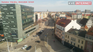 Město Pardubice - Třída Míru - 9.3.2026 v 12:15 Město Pardubice - Třída Míru - 9.3.2026 v 12:15