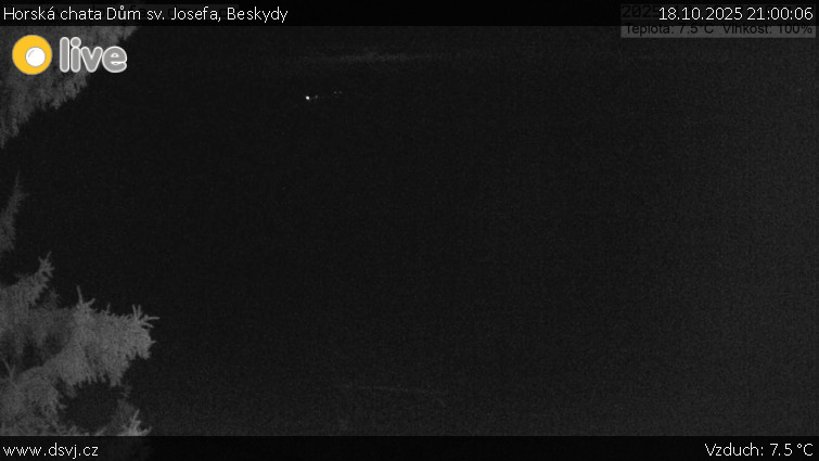 Horská chata Dům sv. Josefa - Beskydy - 18.10.2025 v 21:00 Horská chata Dům sv. Josefa - Beskydy - 18.10.2025 v 21:00