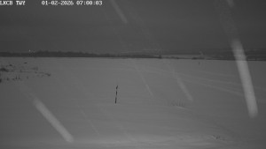 Letiště Cheb - Pojezdová dráha, Runway - 1.2.2026 v 07:00 Letiště Cheb - Pojezdová dráha, Runway - 1.2.2026 v 07:00