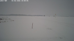 Letiště Cheb - Pojezdová dráha, Runway - 1.2.2026 v 10:00 Letiště Cheb - Pojezdová dráha, Runway - 1.2.2026 v 10:00