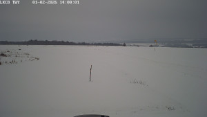 Letiště Cheb - Pojezdová dráha, Runway - 1.2.2026 v 14:00 Letiště Cheb - Pojezdová dráha, Runway - 1.2.2026 v 14:00