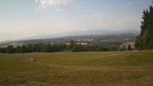 Zvičina - Blick nach Norden, Riesengebirge - 31.7.2026 v 16:45 Zvičina - Blick nach Norden, Riesengebirge - 31.7.2026 v 16:45