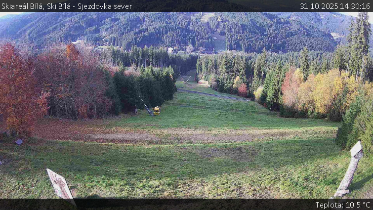 Skiareál Bílá - Ski Bílá - Sjezdovka sever - 31.10.2025 v 14:30 Skiareál Bílá - Ski Bílá - Sjezdovka sever - 31.10.2025 v 14:30