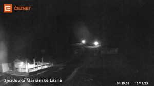 Skiareál Mariánky - Dolní stanice lanovky - 15.11.2025 v 05:00 Skiareál Mariánky - Dolní stanice lanovky - 15.11.2025 v 05:00