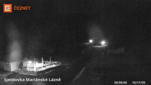 Skiareál Mariánky - Dolní stanice lanovky - 15.11.2025 v 06:00 Skiareál Mariánky - Dolní stanice lanovky - 15.11.2025 v 06:00