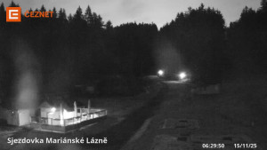 Skiareál Mariánky - Dolní stanice lanovky - 15.11.2025 v 06:30 Skiareál Mariánky - Dolní stanice lanovky - 15.11.2025 v 06:30