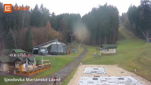 Skiareál Mariánky - Dolní stanice lanovky - 15.11.2025 v 10:45 Skiareál Mariánky - Dolní stanice lanovky - 15.11.2025 v 10:45