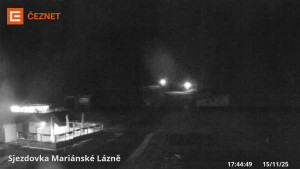 Skiareál Mariánky - Dolní stanice lanovky - 15.11.2025 v 17:45 Skiareál Mariánky - Dolní stanice lanovky - 15.11.2025 v 17:45