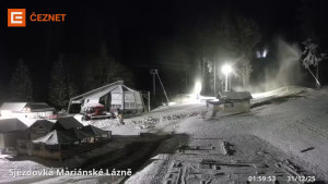 Skiareál Mariánky - Dolní stanice lanovky - 31.12.2025 v 02:00 Skiareál Mariánky - Dolní stanice lanovky - 31.12.2025 v 02:00