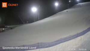 Skiareál Mariánky - Dolní stanice lanovky - 25.2.2026 v 19:00 Skiareál Mariánky - Dolní stanice lanovky - 25.2.2026 v 19:00