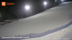 Skiareál Mariánky - Dolní stanice lanovky - 25.2.2026 v 21:00 Skiareál Mariánky - Dolní stanice lanovky - 25.2.2026 v 21:00