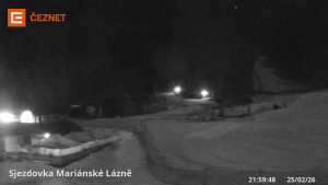 Skiareál Mariánky - Dolní stanice lanovky - 25.2.2026 v 22:00 Skiareál Mariánky - Dolní stanice lanovky - 25.2.2026 v 22:00