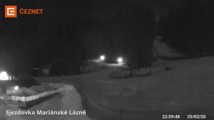Skiareál Mariánky - Dolní stanice lanovky - 25.2.2026 v 23:00 Skiareál Mariánky - Dolní stanice lanovky - 25.2.2026 v 23:00