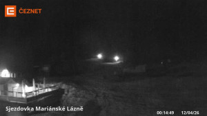 Skiareál Mariánky - Dolní stanice lanovky - 12.4.2026 v 00:15 Skiareál Mariánky - Dolní stanice lanovky - 12.4.2026 v 00:15