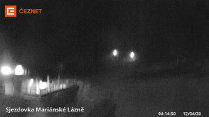 Skiareál Mariánky - Dolní stanice lanovky - 12.4.2026 v 04:15 Skiareál Mariánky - Dolní stanice lanovky - 12.4.2026 v 04:15