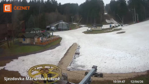 Skiareál Mariánky - Dolní stanice lanovky - 12.4.2026 v 11:00 Skiareál Mariánky - Dolní stanice lanovky - 12.4.2026 v 11:00