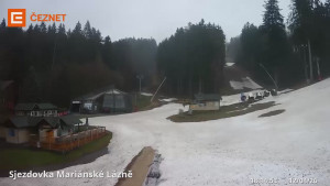 Skiareál Mariánky - Dolní stanice lanovky - 12.4.2026 v 18:15 Skiareál Mariánky - Dolní stanice lanovky - 12.4.2026 v 18:15