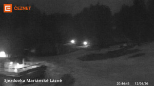 Skiareál Mariánky - Dolní stanice lanovky - 12.4.2026 v 20:45 Skiareál Mariánky - Dolní stanice lanovky - 12.4.2026 v 20:45