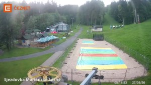 Skiareál Mariánky - Dolní stanice lanovky - 27.5.2026 v 05:15 Skiareál Mariánky - Dolní stanice lanovky - 27.5.2026 v 05:15