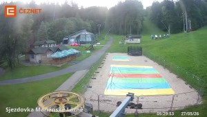 Skiareál Mariánky - Dolní stanice lanovky - 27.5.2026 v 05:30 Skiareál Mariánky - Dolní stanice lanovky - 27.5.2026 v 05:30
