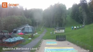 Skiareál Mariánky - Dolní stanice lanovky - 27.5.2026 v 06:15 Skiareál Mariánky - Dolní stanice lanovky - 27.5.2026 v 06:15