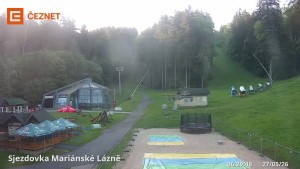 Skiareál Mariánky - Dolní stanice lanovky - 27.5.2026 v 06:30 Skiareál Mariánky - Dolní stanice lanovky - 27.5.2026 v 06:30