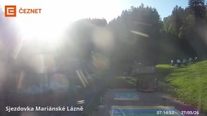 Skiareál Mariánky - Dolní stanice lanovky - 27.5.2026 v 07:15 Skiareál Mariánky - Dolní stanice lanovky - 27.5.2026 v 07:15