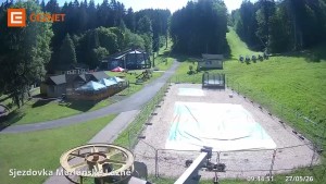 Skiareál Mariánky - Dolní stanice lanovky - 27.5.2026 v 09:45 Skiareál Mariánky - Dolní stanice lanovky - 27.5.2026 v 09:45