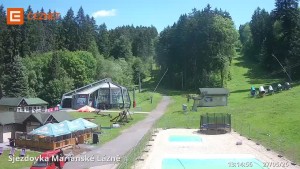 Skiareál Mariánky - Dolní stanice lanovky - 27.5.2026 v 13:15 Skiareál Mariánky - Dolní stanice lanovky - 27.5.2026 v 13:15