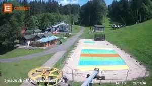 Skiareál Mariánky - Dolní stanice lanovky - 27.5.2026 v 14:15 Skiareál Mariánky - Dolní stanice lanovky - 27.5.2026 v 14:15